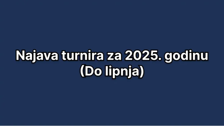 Najava padel turnira za 2025. godinu do lipnja