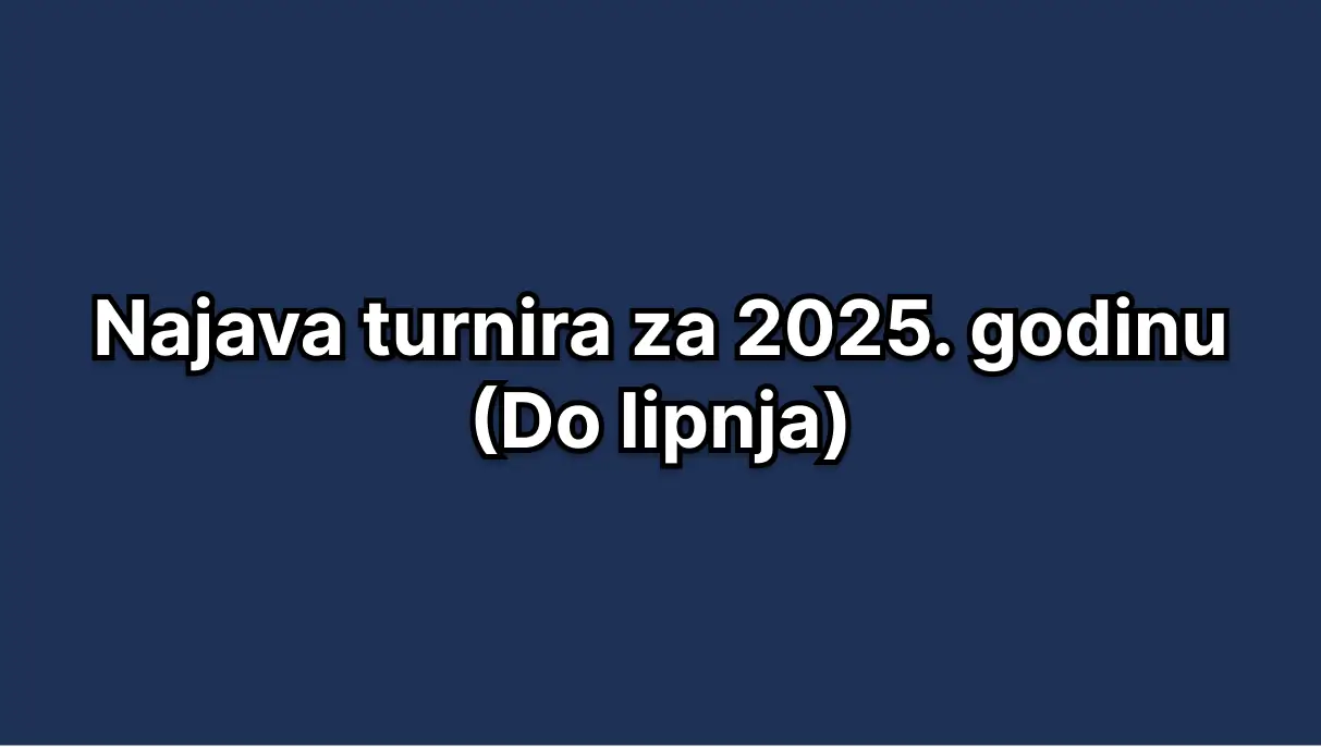 Najava padel turnira za 2025. godinu do lipnja